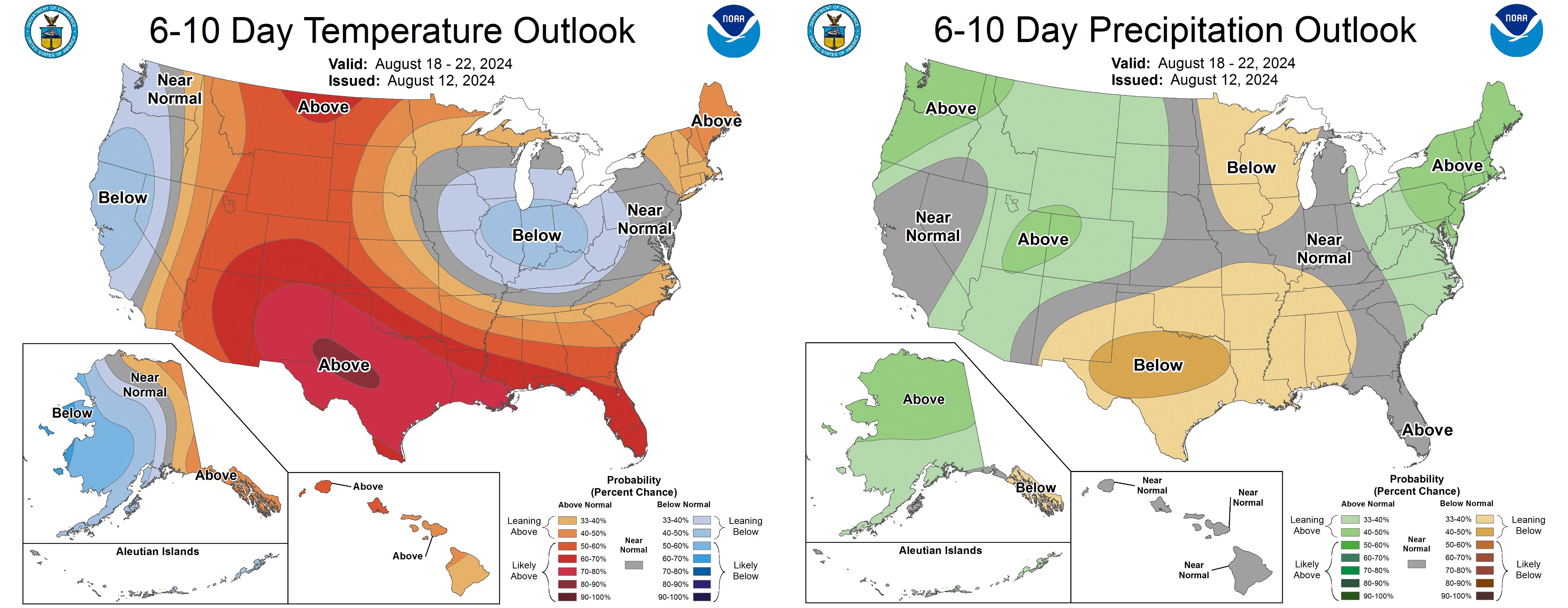 6-10 day temp and precip outlook maps 